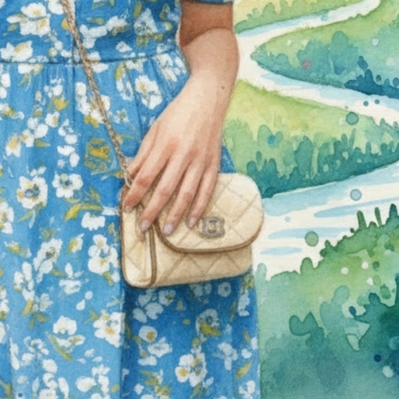 HP Handbags - Vintage Quilted Camera Bag w2 Detacheable Straps 4"×3"×1.EUC